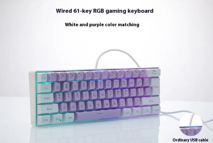Wireless 61-Key Mechanical Keyboard