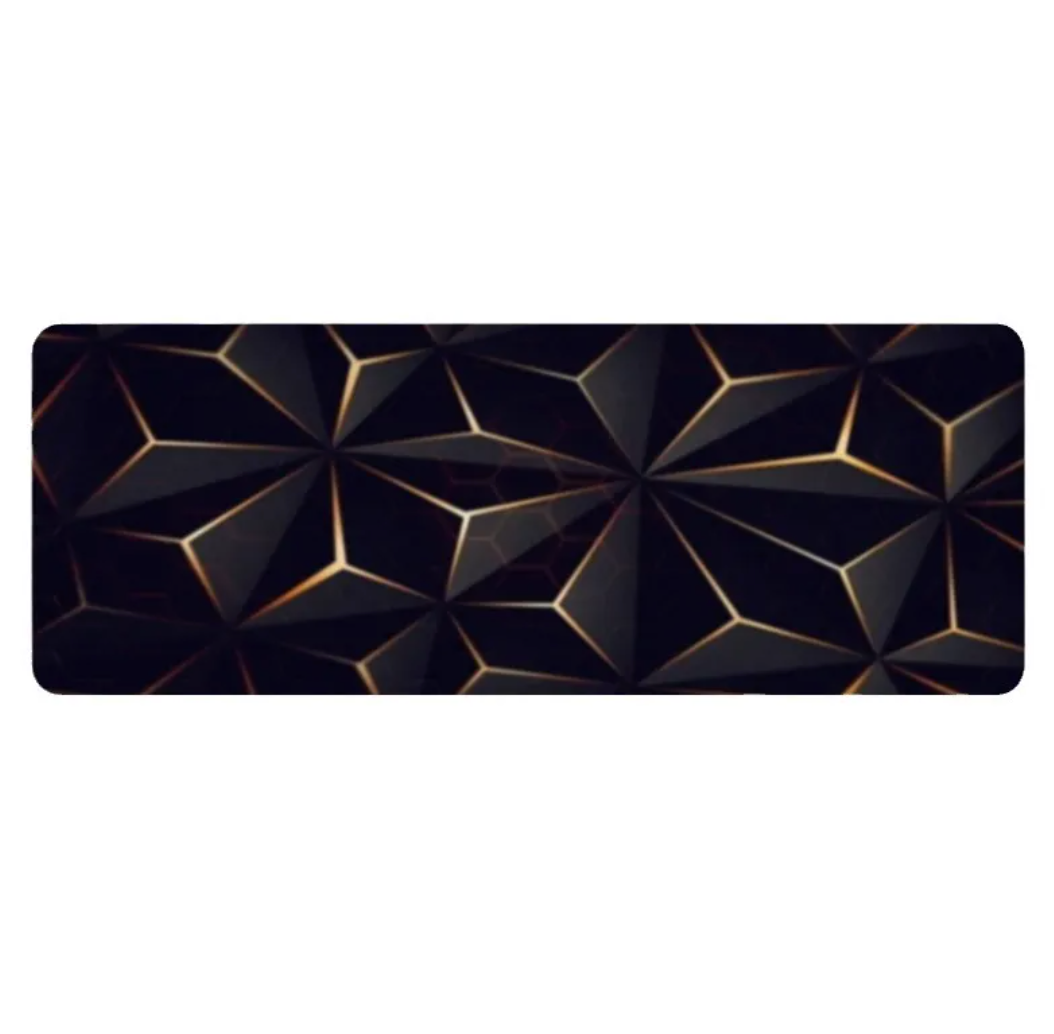 Extended Gaming Mouse Pad with Line Design